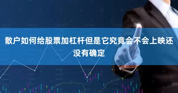 散户如何给股票加杠杆但是它究竟会不会上映还没有确定